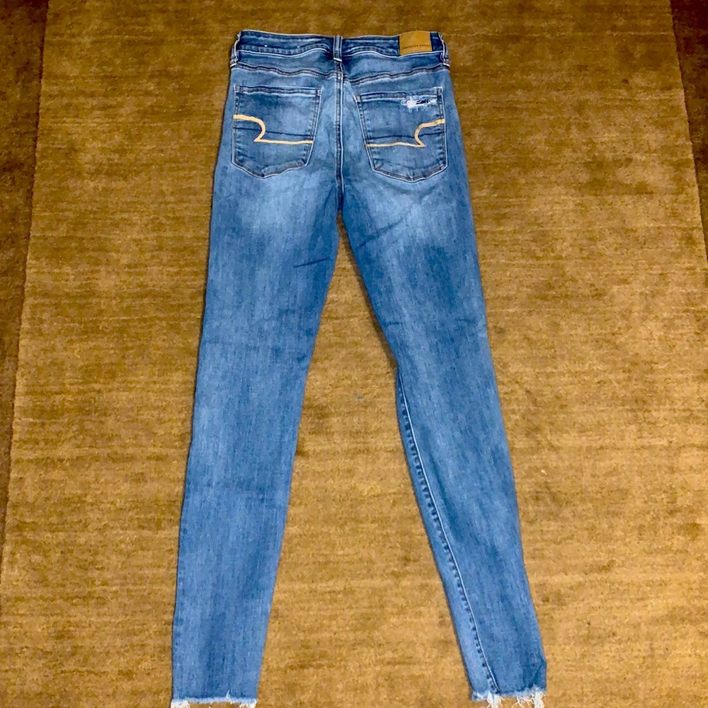 American Eagle Skinny Jeans Size 6 Long - Picture 2 of 4